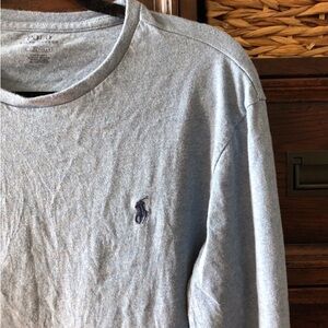 Ralph Lauren Polo Gray blue long sleeve tee in size M